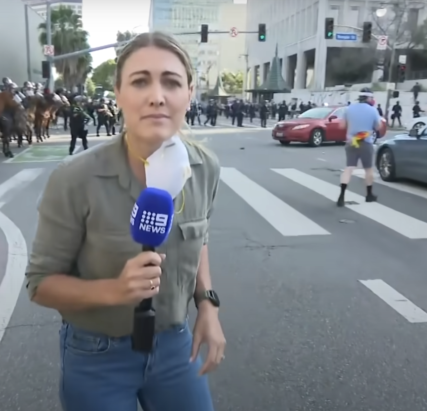 Journalist Shot By LAPD While Reporting On Anti-ICE Protests